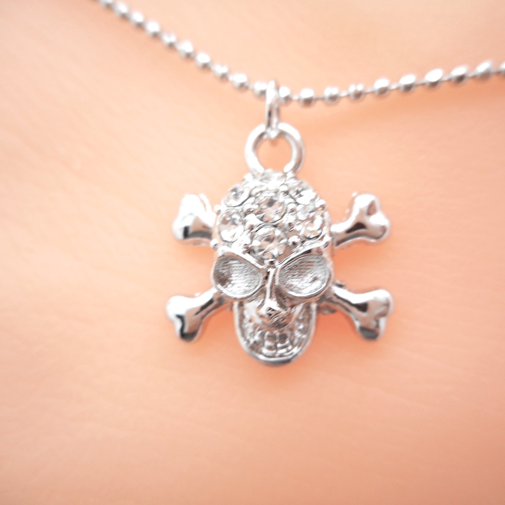 Crystal Skull Anklet 18$